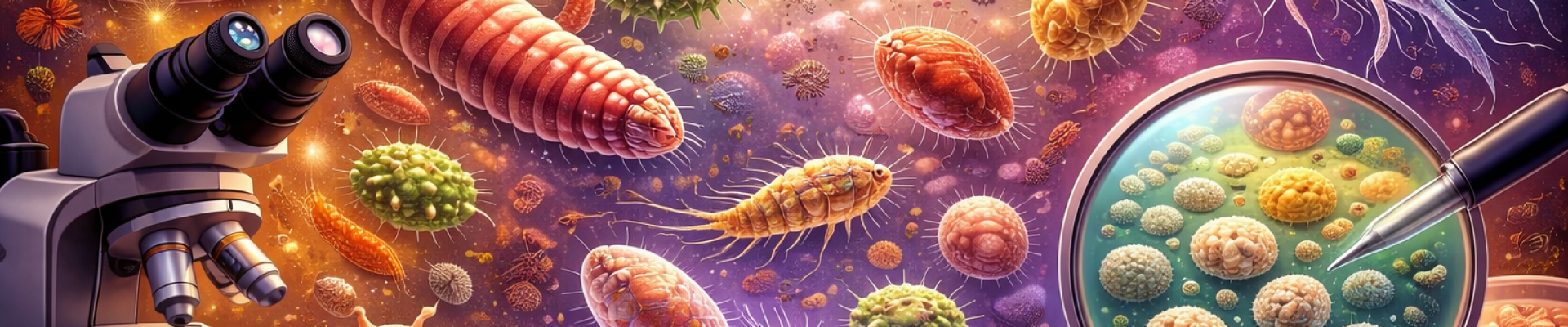 Microscópico mundo dos parasitas
